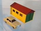 Matchbox Lesney Garage Accessory Pack 3 + Moko Wheels #30 Ford Prefect x 2