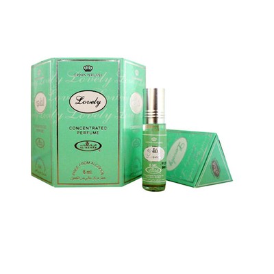 Lovely -6ml (.2oz) Roll-on Perfume Oil by Al-Rehab (Box of 6)