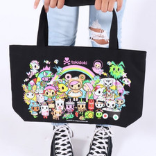   RARE  SDCC Tokidoki SDCC 2019 Exclusive Black Canvas Tote New Sealed