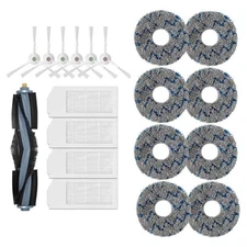 Replacemen Parts for  T10 Turbo Omni Main Brush Side Brush Hepa  Mop Cloth2296