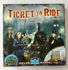 TICKET TO RIDE UK & Pennsylvania Map Version 5 COMPLETE Partly Sealed