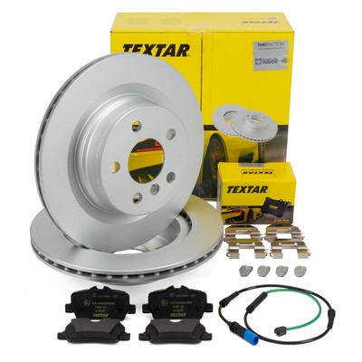 TEXTAR Bremsscheiben Ø 300mm Beläge Sensor für BMW G42 G20/21 G22 G23 G26 hinten