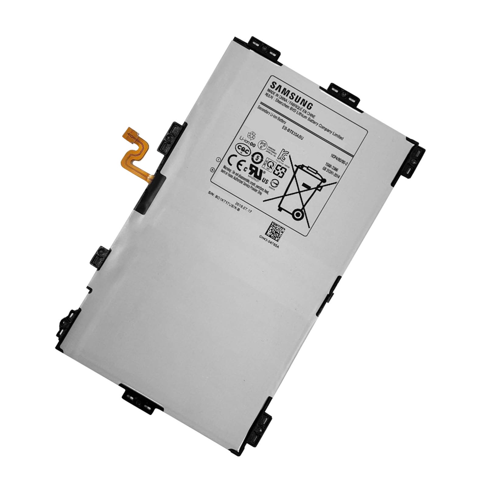 Batterie Galaxy Tab S4 pour retrouver l'usage nomade en 7300mAh