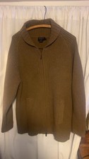 Pendleton Lambs Wool Big Lebowski Dude Zip Cardigan Sweater Size Medium Westerly