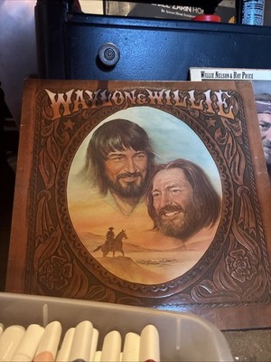 Waylon Jennings Willie Nelson Waylon and Willie LP Vinyl RCA AFL1 2686 