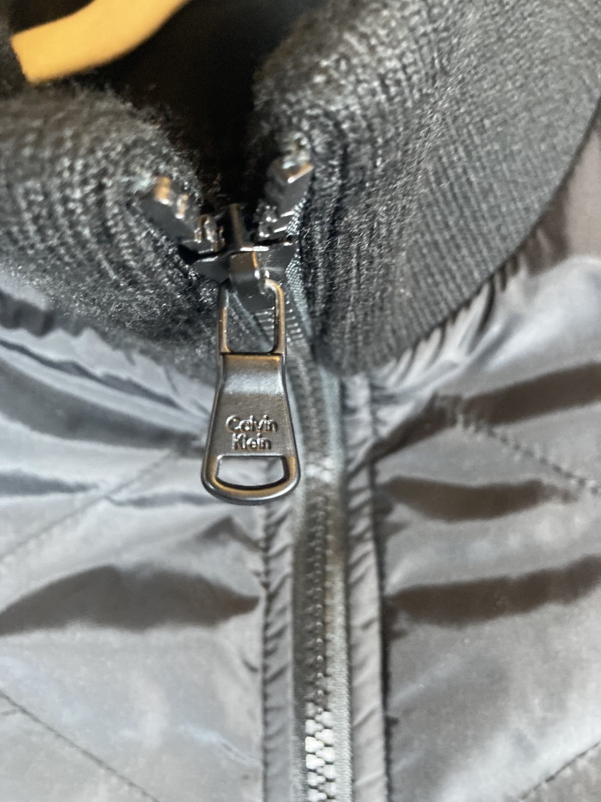 Calvin Klein Men’s Wool Blend Peacoat Jacket Size M Black Double Breasted thumbnail 7