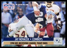 1991 Pro Set Jay Novacek #12 Dallas Cowboys