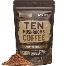 Mushroom Coffee 60 Servings 10 Mushrooms Lion s Mane, Cordyceps, Turkey Tail ...
