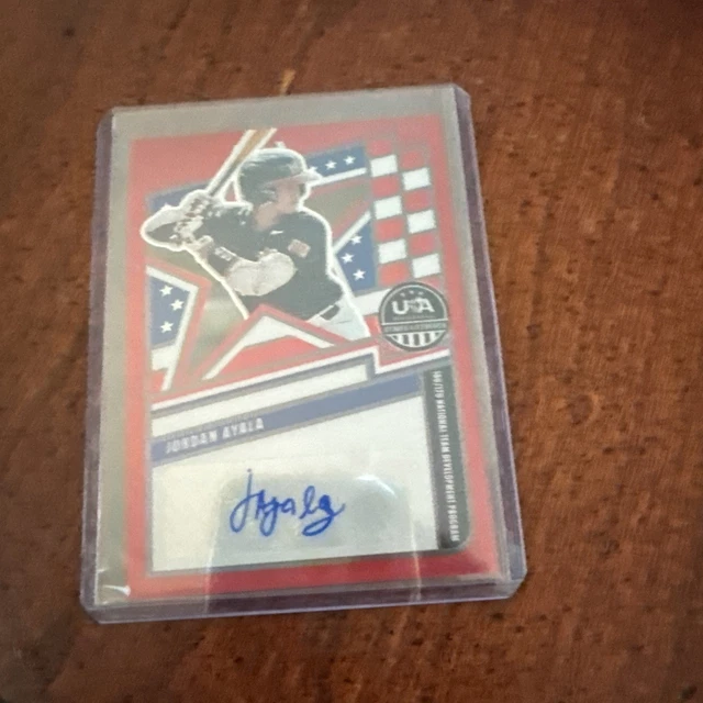 2026 Panini Stars & Stripes Prizm Jordan Ayala Red Auto /99 USA National Team