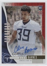 2019 Panini Absolute Rookie Red Squares Signatures /100 Alex Barnes Auto 0l2