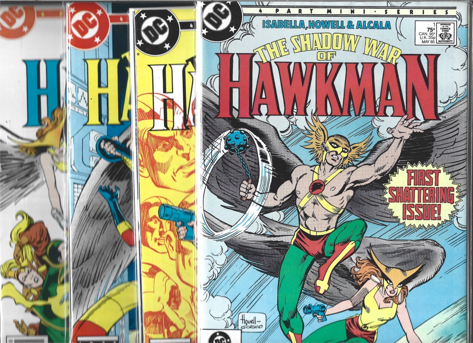 The Shadow War Of Hawkman #1-#4 Set (Nm-) High Grade Copper Age Dc Comics