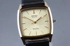 Vintage 1985 Near MINT Seiko Dolce 7731-5160 Gold Tungsten Qz Men’s Watch JAPAN