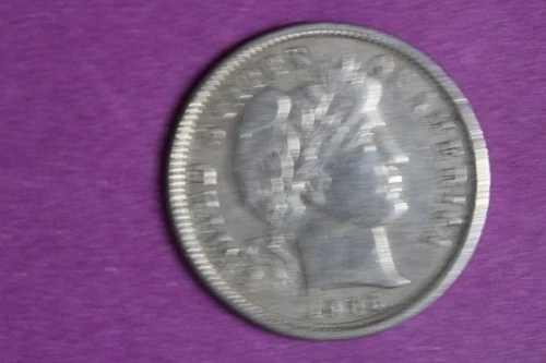 ESTATE FIND 1900 -  BARBER DIME!!  #N08064