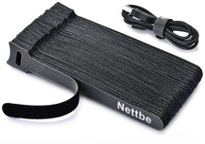 60PCS 6 Inch Reusable Cable Ties Adjustable Wire Organizer Cord Straps Hook Loop