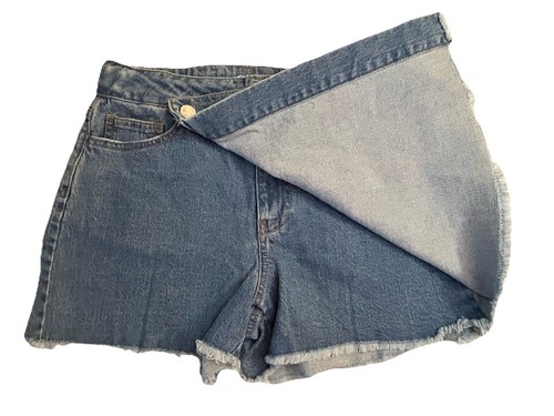 Girls' Denim Wrap Front Skort - Art Class M (8) - Picture 3 of 11