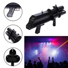 Handheld 3-Tube Confetti Gun DJ Wedding Party Confetti Cannon Launcher 3-5m