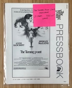 The Turning Point (1977) original movie press book 21 pages 8 1/2" x 11" uncut