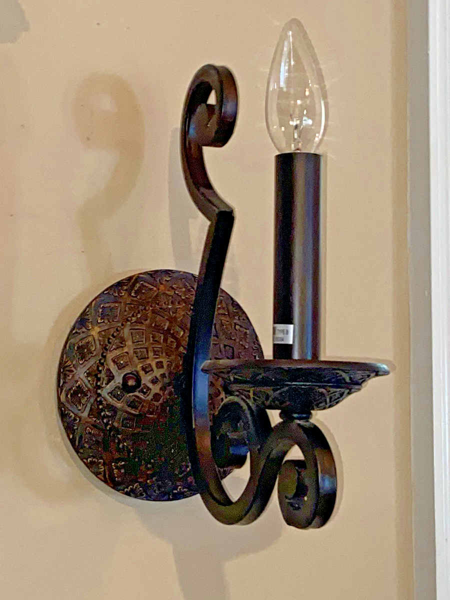 Set of 2,Maxim 11341OI Loft Wall Sconce 1-Light 60 Total Watts,Oil