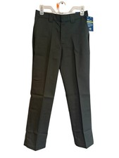 Dickies Boys Slim Fit Twill Pants Green Straight Leg School Uniform 14 NWT
