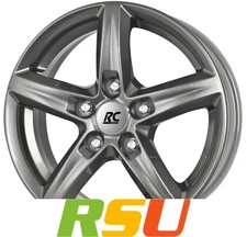 RC-Design RC24 titan-metallic lackiert 6.5x16" ET20 LK4 108 ML 65.1 Alufelgen...