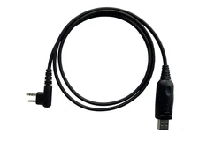 USB Programming Cable for Hytera Radios: 2-Pin, Compatible with TC-500, TC-518, 