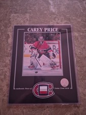 Carey Price Montreal Canadiens game used stick 8x10 picture with coa 