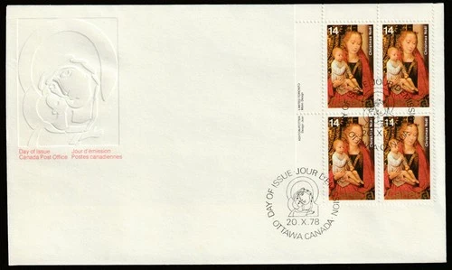 Canada #774, Christmas, Paintings, UL PB, Official First Day Cover, FDC 1978