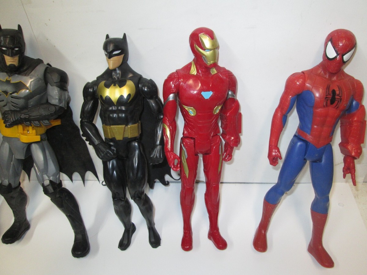 SPIDER-MAN BATMAN フィギュア Lot of 5 Marvel Action Figures Batman , Spiderman - 2016-2018 | eBay