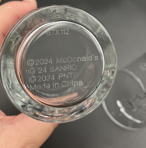 McDonalds 2024 Exclusive Collector's Edition Glass - Hello Kitty / Snoopy X2 New - Picture 7 of 22