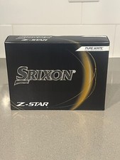 Srixon Z-Star Pure White Visual Performance Golf Balls One Dozen FREE SHIPPING