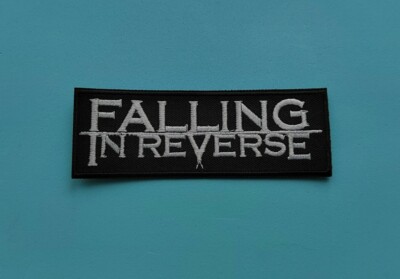 Fallng N Reverse Ron On Patch , Sew On Embrodered Patch Applqués - Foto 3