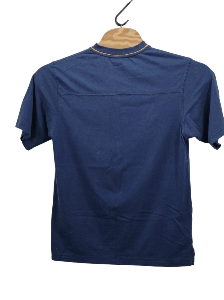 LEE Sport Shirt Size Medium Notre Dame Fighting Irish Blue VNeck