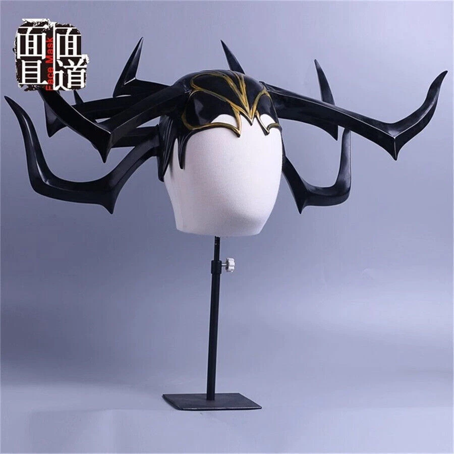 Thor: Ragnarok Goddess of Death Hela Soft PVC Mask Headwear Cosplay Helmet Props - Image 4 of 4