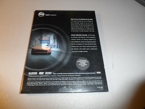 The Run Nissan Z Sports Car 2003 Promotional DVD Movie Catalog PostCards Prague - Picture 2 of 2