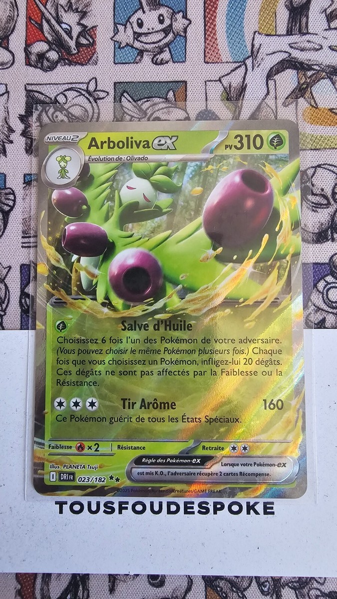 Arboliva ex Destined Rivals Pokémon