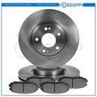 Front Brake Pads And Rotors Discs Kit For 2006 2007 2008 Hyundai Sonata 3.3L
