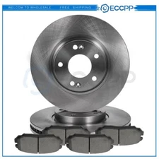 Front Brake Pads And Rotors Discs Kit For 2006 2007 2008 Hyundai Sonata 3.3L