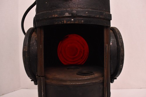 Antique RR Adlake Lamp Lantern 4 Way Railroad Switch Signal Train Vintage Light- - Picture 13 of 15