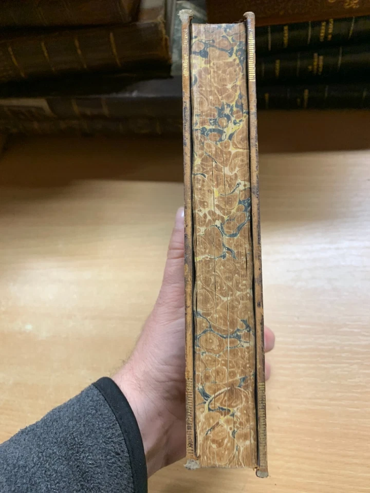 RARE 1827 "MISCELLANEOUS PROSE WORKS OF WALTER SCOTT" VOL 6 ANTIQUE BOOK (P4) — 第 4/4 张图片