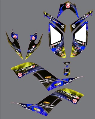 Kit Décalcomanies Pour Yamaha Raptor 700R (2006-2012) - Graphismes Vinyle Brillant