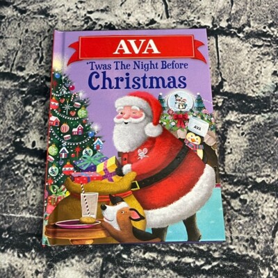 AVA  Twas The Night Before Christmas Personalized Book For The Name