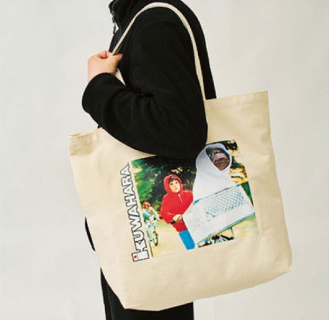 New E.T. 40th Anniversary KUWAHARA Collaboration Big Shoulder Tote 