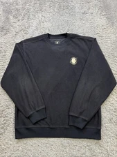 Vtg Gear For Sports Sweatshirt Men Medium Black Fleece Santa Maria Country Club