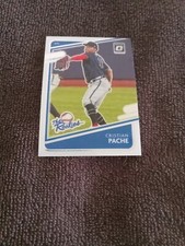 2021 Donruss Optic The Rookies Cristian Pache Atlanta Braves Baseball Card TR4