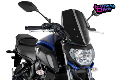 Puig Cupolino Naked N.G. TOURING FÜR YAMAHA MT-07 2019 SCHWARZ