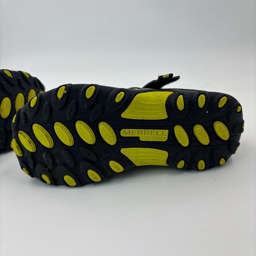 Merrell Shoes Boys US 1 M Leather ML-B Hydro H20 Hiker Sport Navy Lime Sandals - Picture 9 of 10