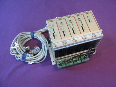 Rack of 2 TBF60/5IH-02 Custom Servo Motors, MTS, Bregenhorn-Butow amplifier card