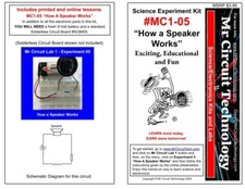 MC1-05 ** Mr Circuit Science ** Experiment Kit -How A Speaker Works