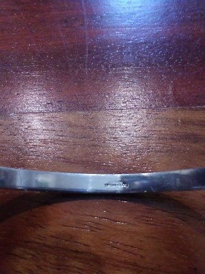 【ユーズド品】TIFFANY　Knife Edge Bangle　＊592 Tiffany Knife Edge Bangle | eBay