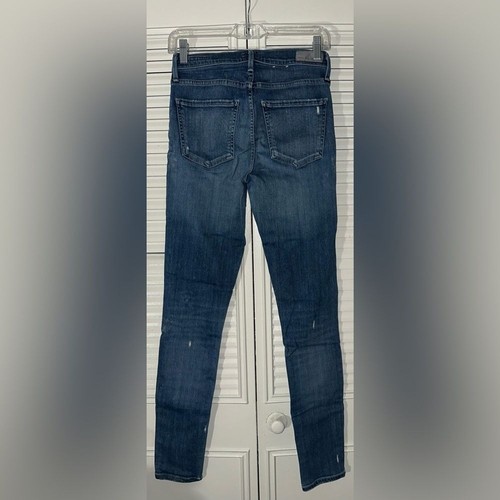AGOLDE SOPHIE High Rise Distressed Blue Denim Jeans Style A003C-2001 Size 26 - Picture 4 of 13
